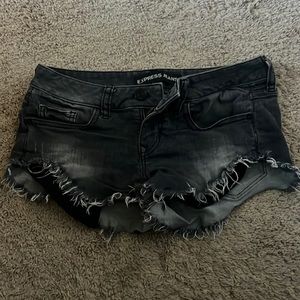Express Black Shorts Size 0